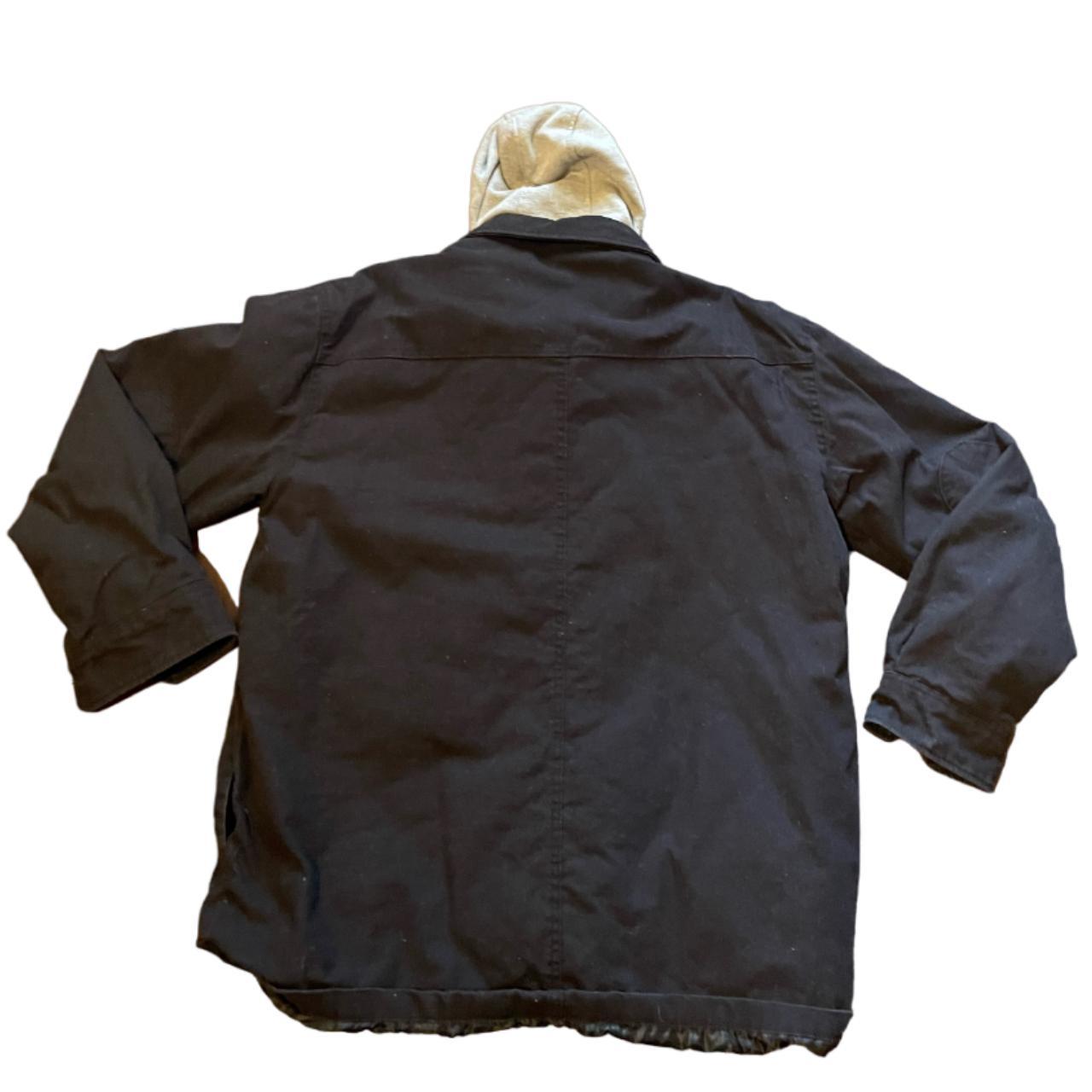 Dickies Work Jacket / Zip Up Hoodie with Patches,... Depop