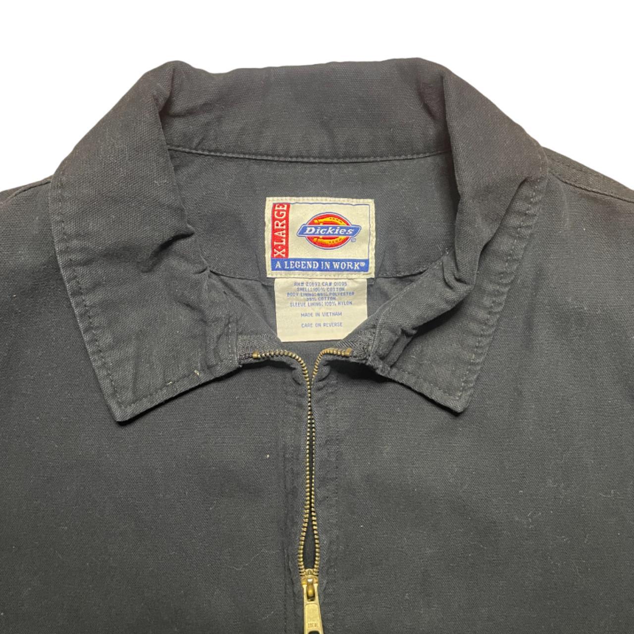 Vintage Dickies Heavy Canvas Work Jacket Long Sleeve... - Depop