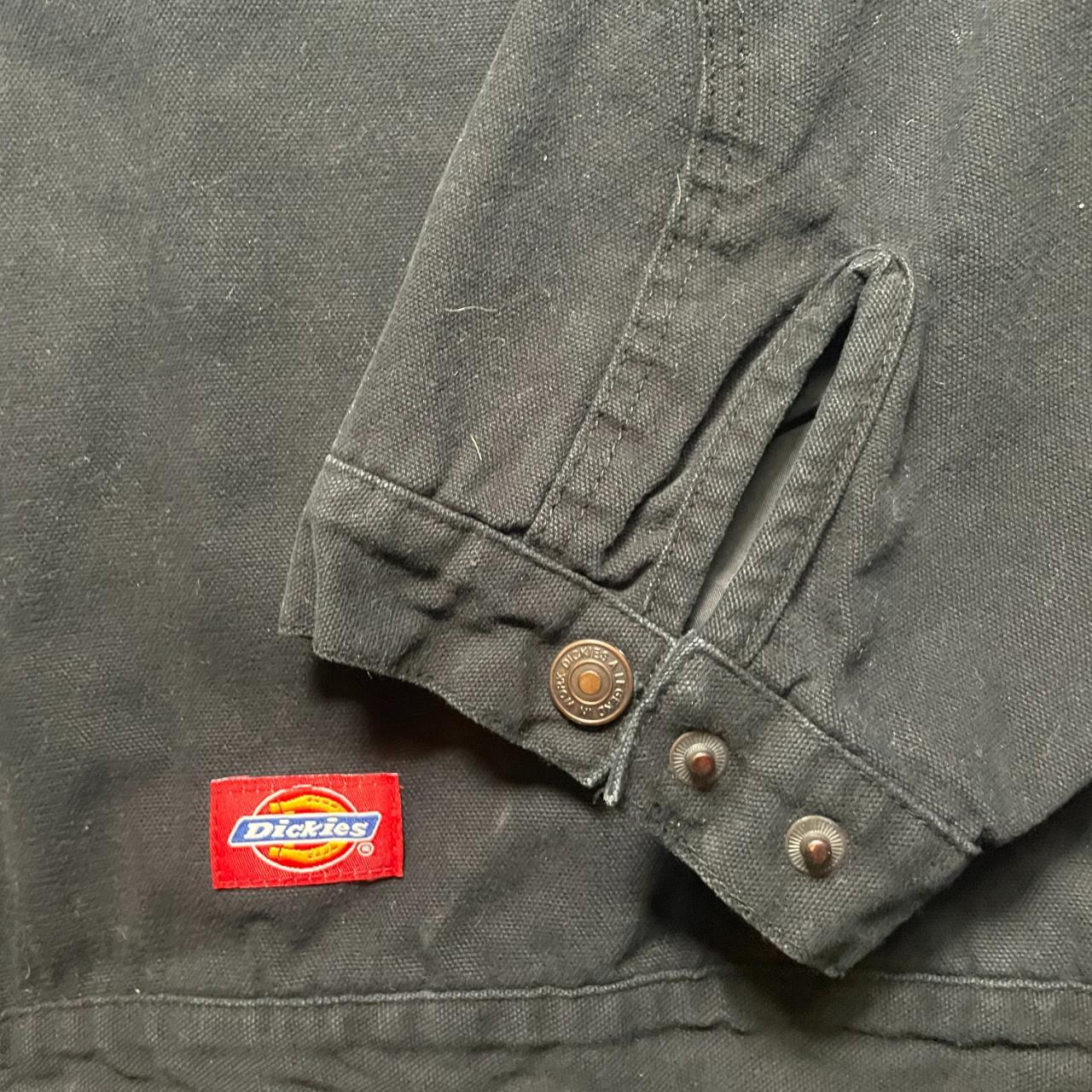Vintage Dickies Heavy Canvas Work Jacket Long Sleeve... - Depop