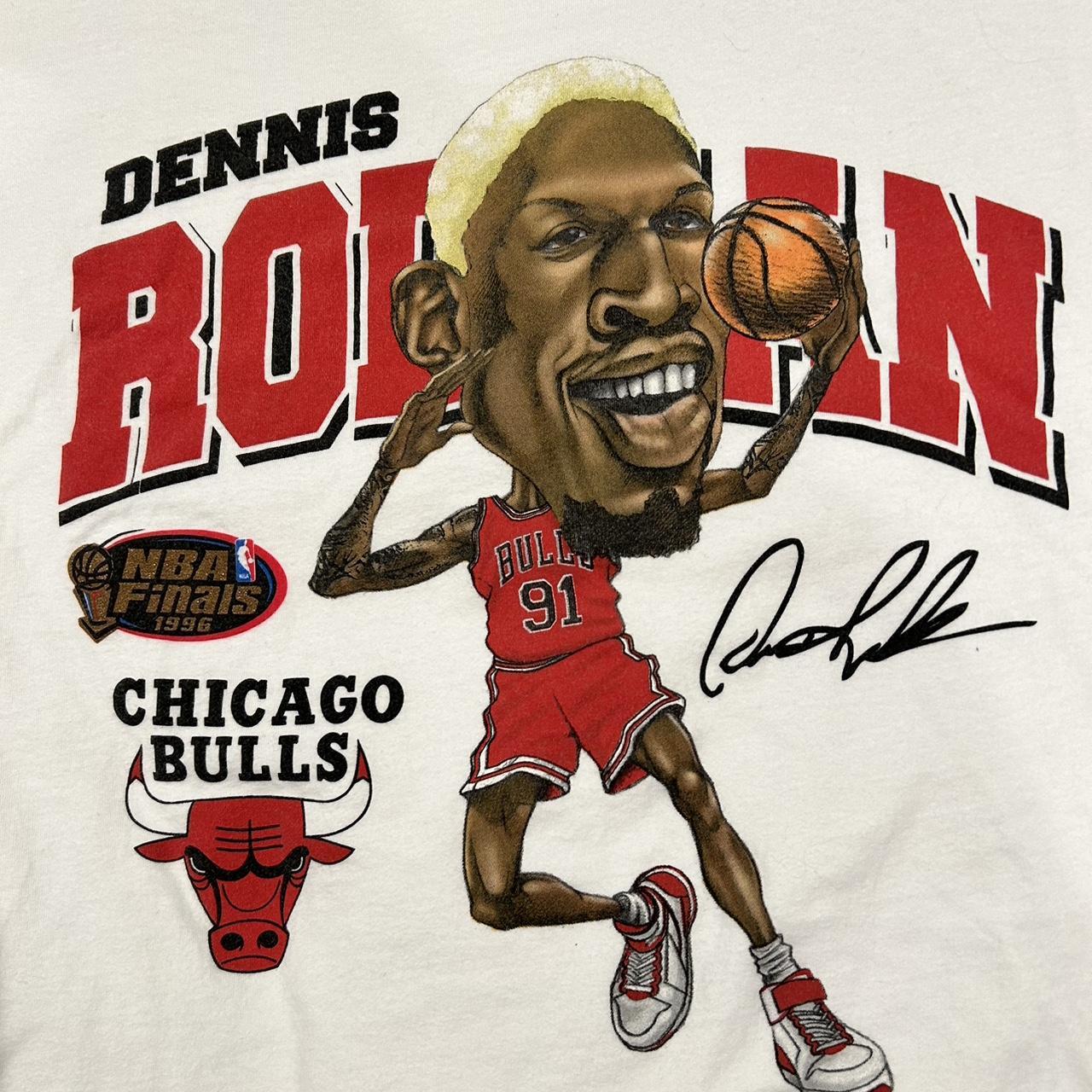 Chicago bulls Dennis Rodman basket ball jersey - Depop