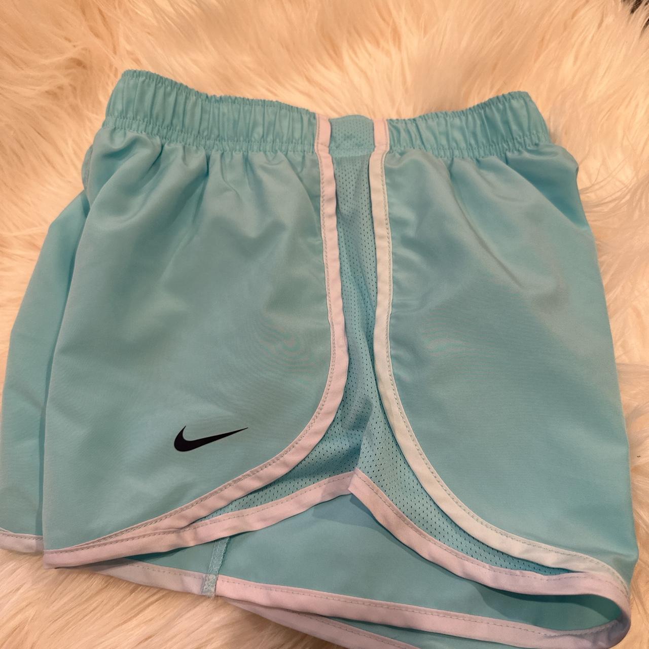 womens light blue nike shorts