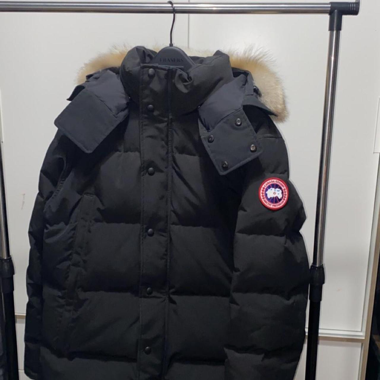 Authentic Men’s Canada goose Wyndham parka with... - Depop