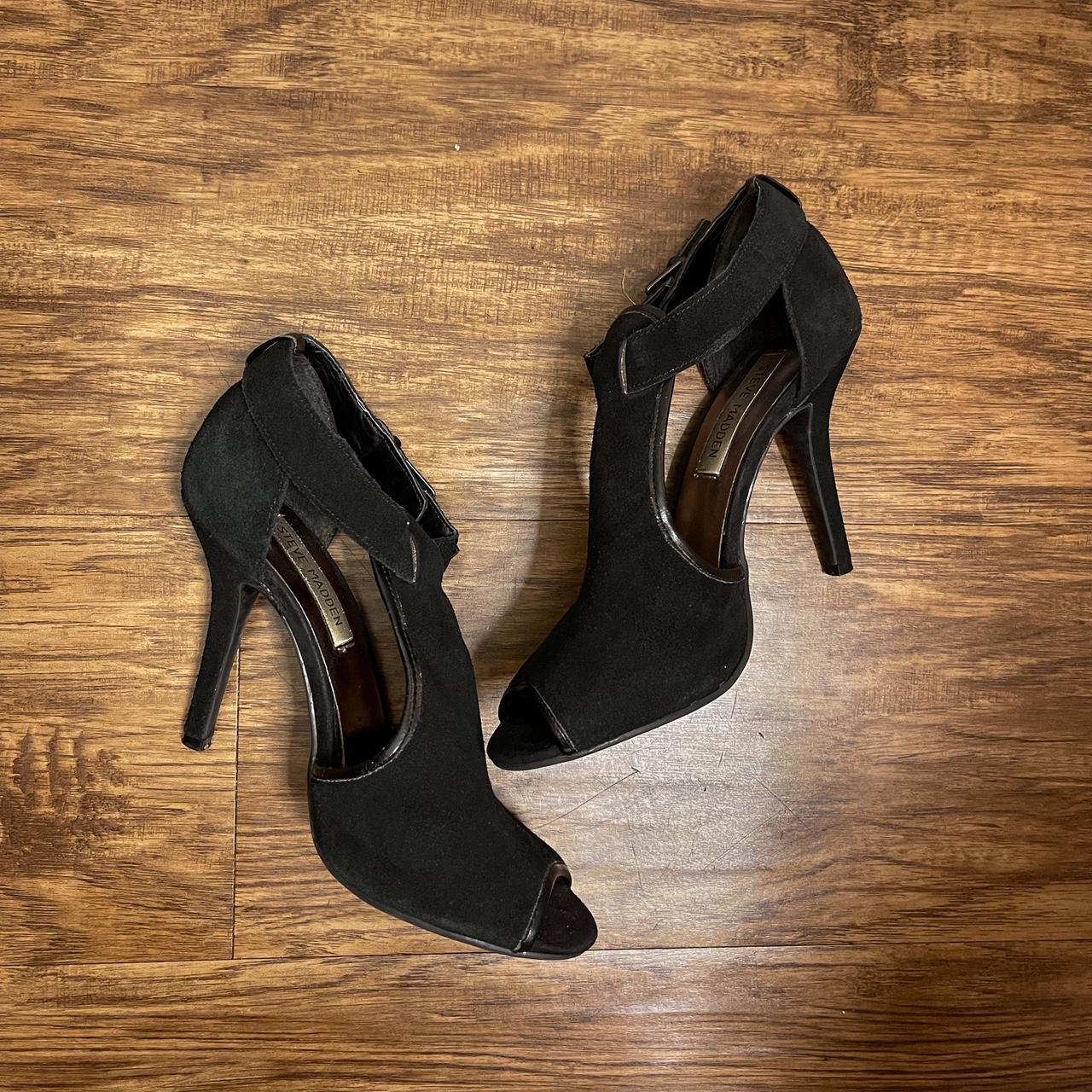 Steve madden black sale closed toe heels