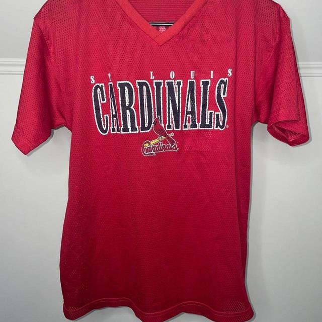 Vintage 1998 St. Louis Cardinals polo shirt. Fully - Depop