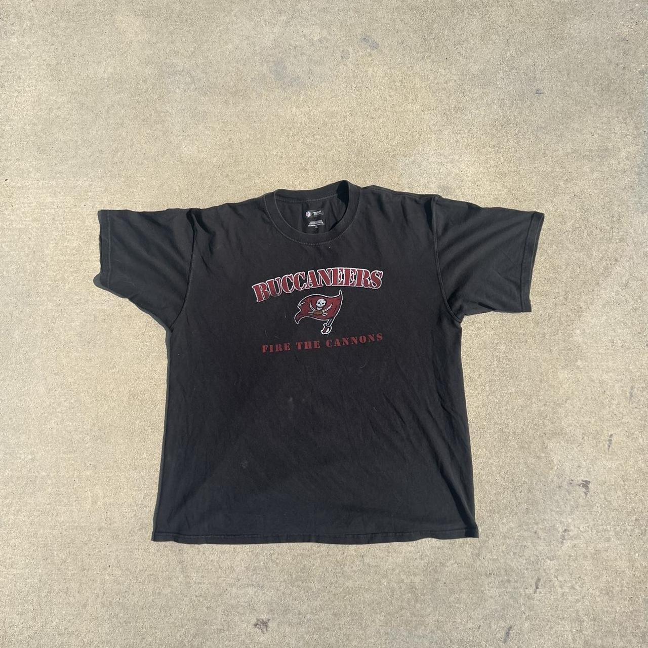 Y2K Tampa Bay Buccaneers Tie dye T-Shirt Size XL but - Depop