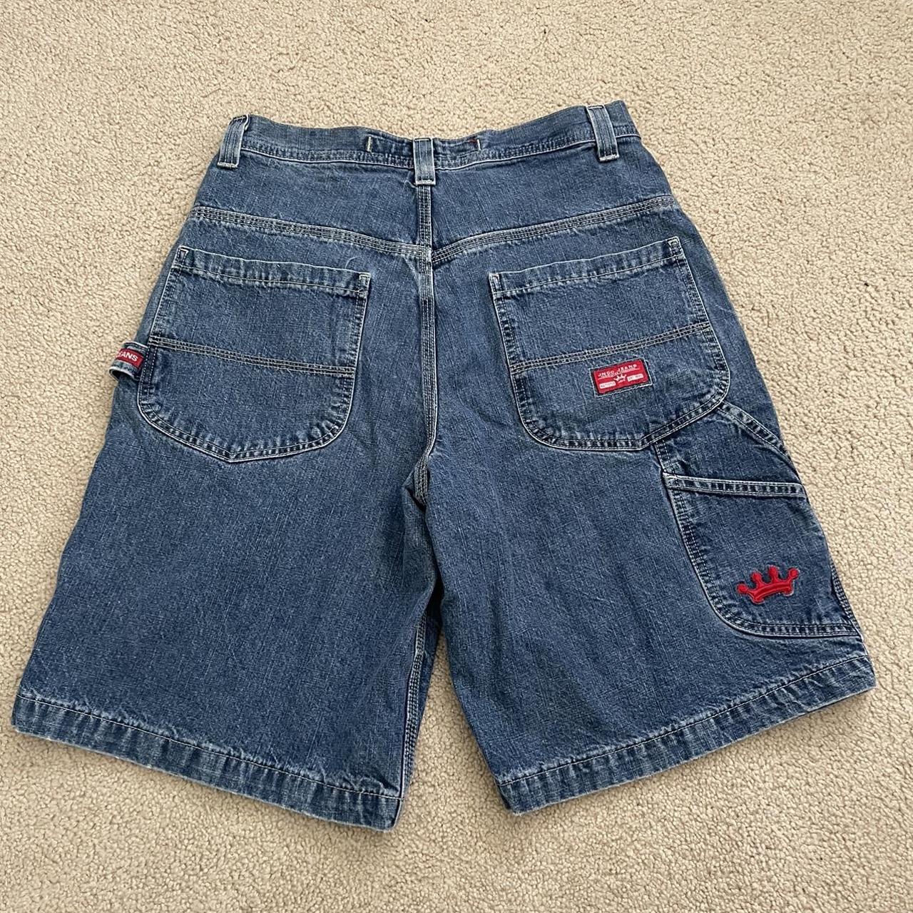 vintage 90s carpenter jnco jeans shorts really nice... - Depop