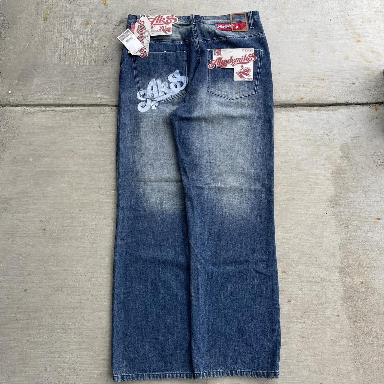 y2k akademiks jeans DEADSTOCK BRAND NEW WITH TAGS.... - Depop