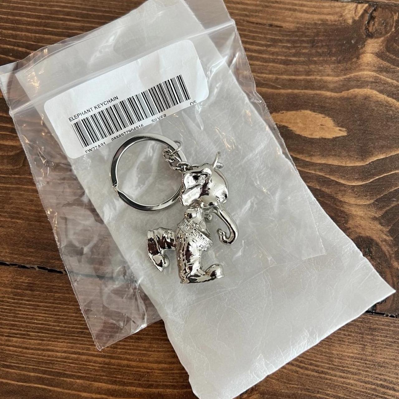 Shops Supreme Elephant Keychain “Silver”