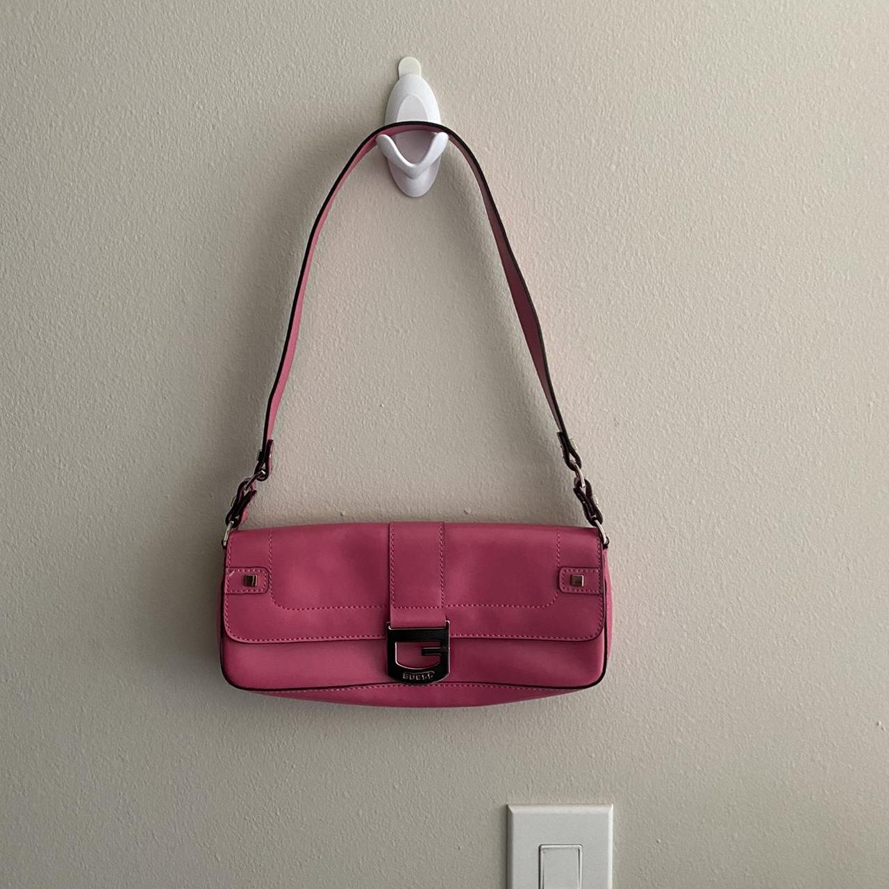 Guess hot pink discount bag