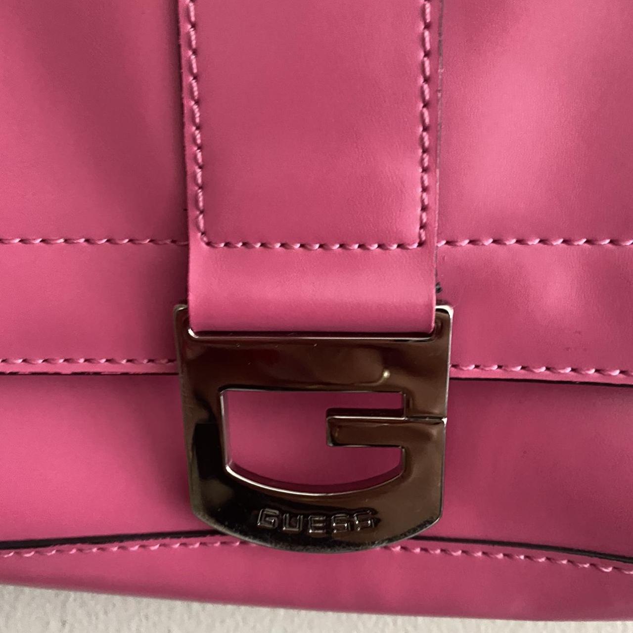 Y2K Hot pink Guess mini bag. In perfect condition!... - Depop