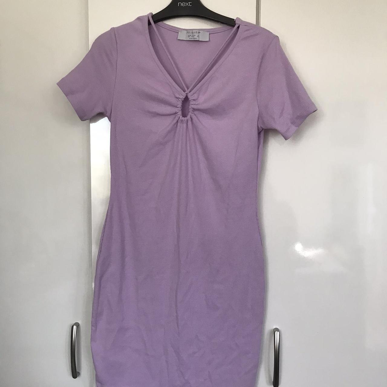 Primark lilac cutout bodycon dress, size 12, never... Depop
