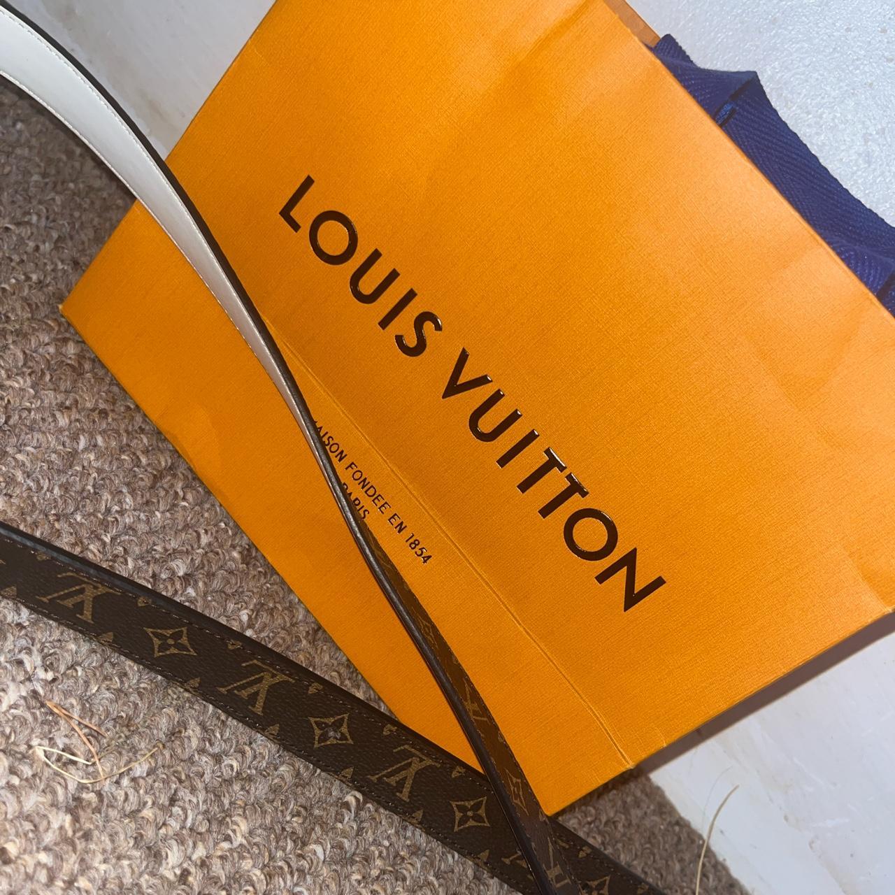 Louis Vuitton belt! Have only been worn twice it's - Depop