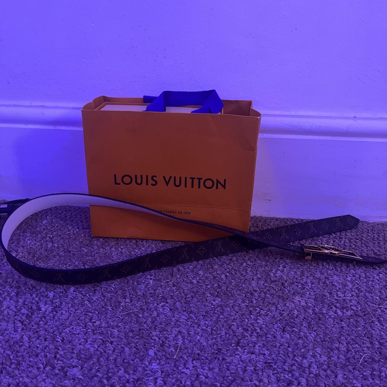 Louis Vuitton belt! Have only been worn twice it's - Depop