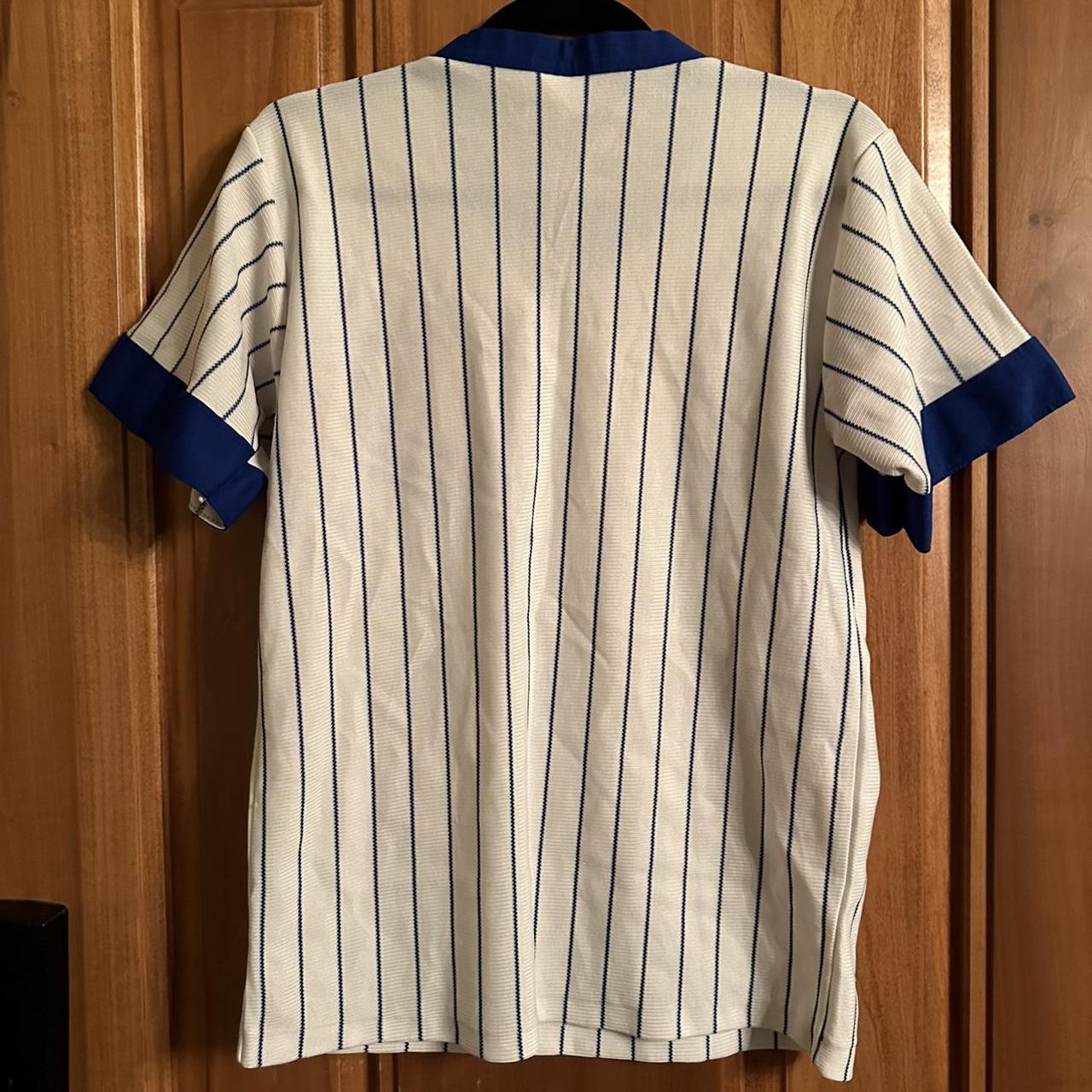 VINTAGE Pro-Knit Chicago Cubs Home Pinstripe Jersey size Large