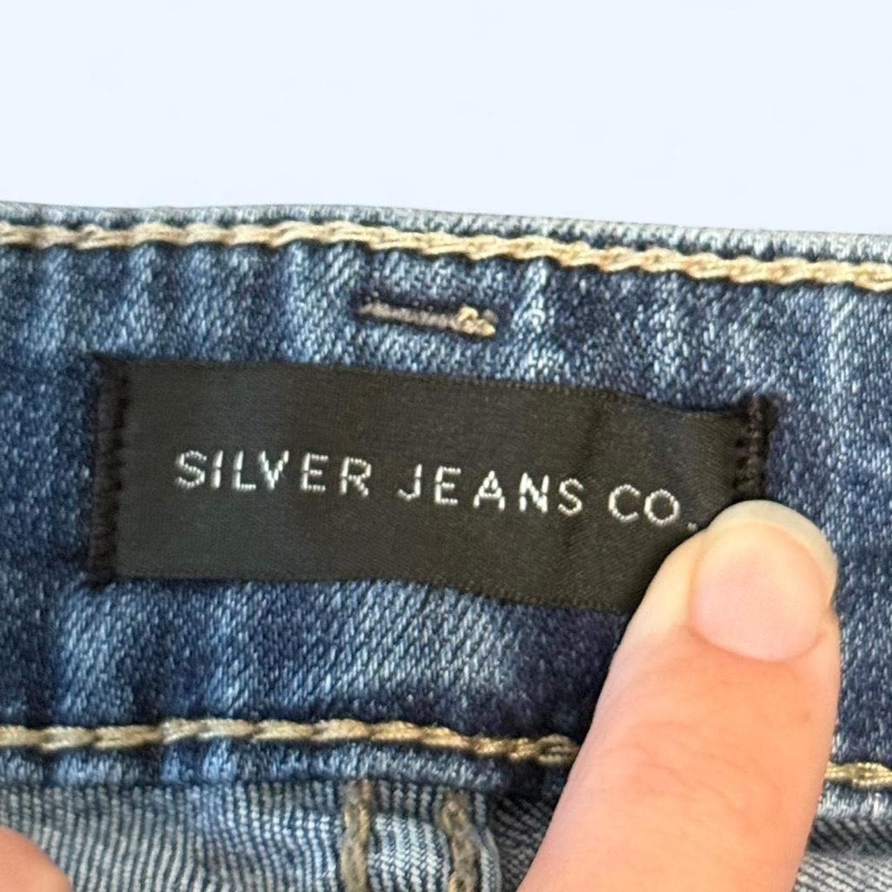 Silver Jeans Co. Women's Distressed Jeans - Blue … - image 2