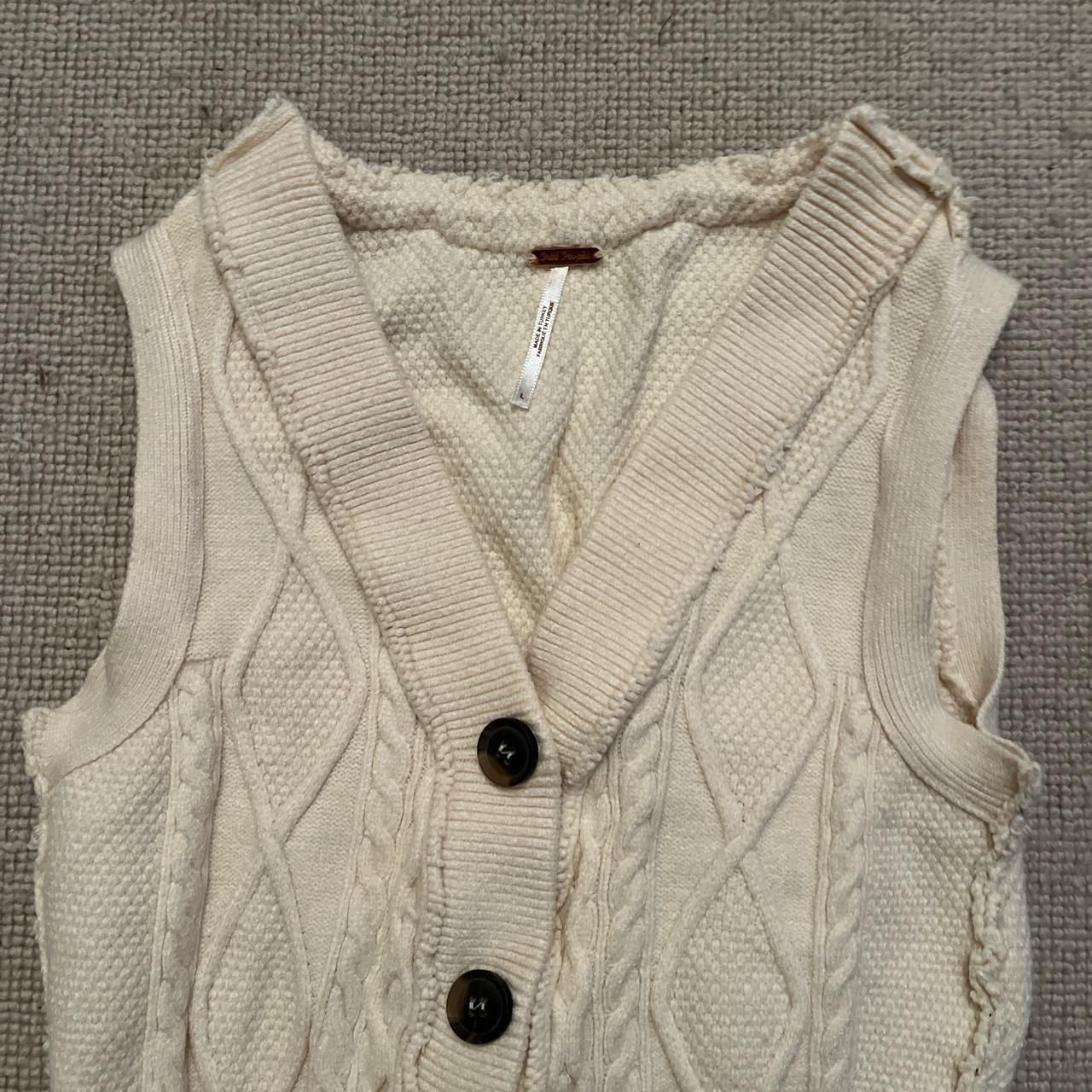 Free People Women's Vest | Depop