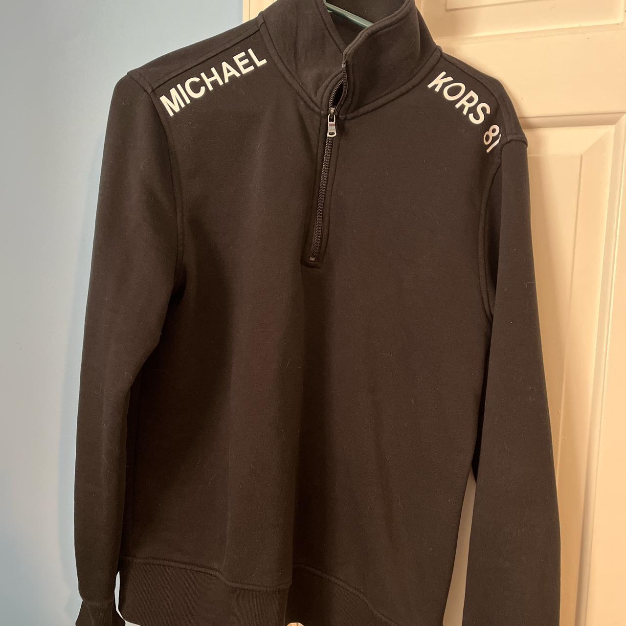 Michael kors half zip on sale sweater