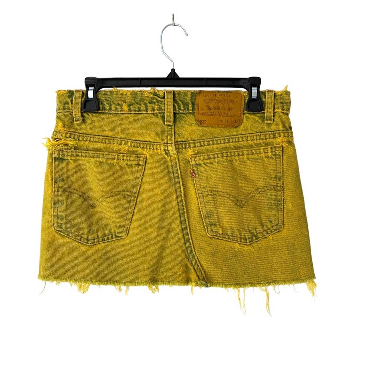 Levis skirt clearance yellow