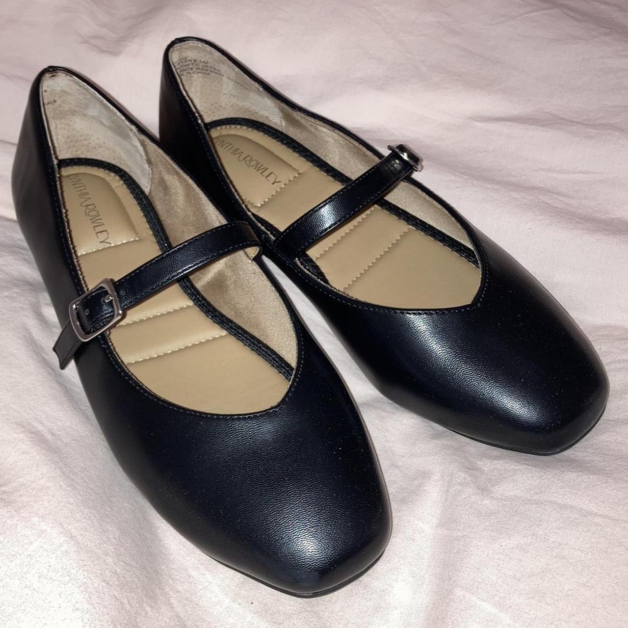 cynthia rowley black ballet flats🩰🖤☕️ note: only... - Depop