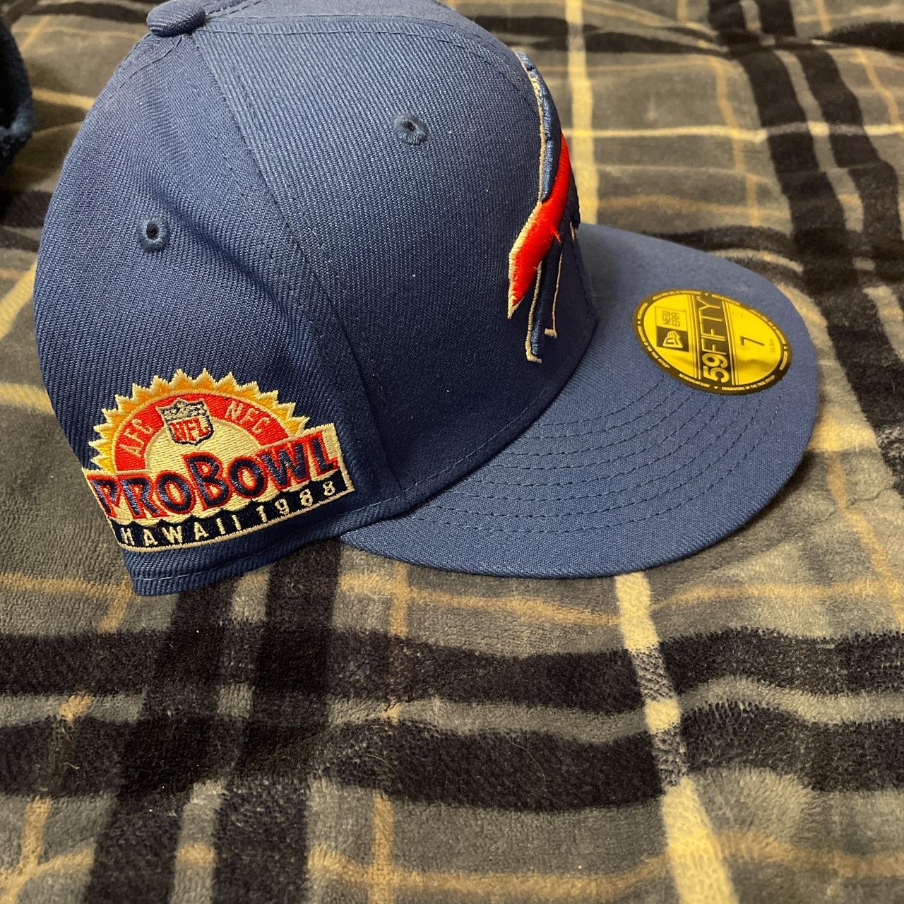 Vintage New Era NFL Buffalo Bills Fitted Hat Size: - Depop