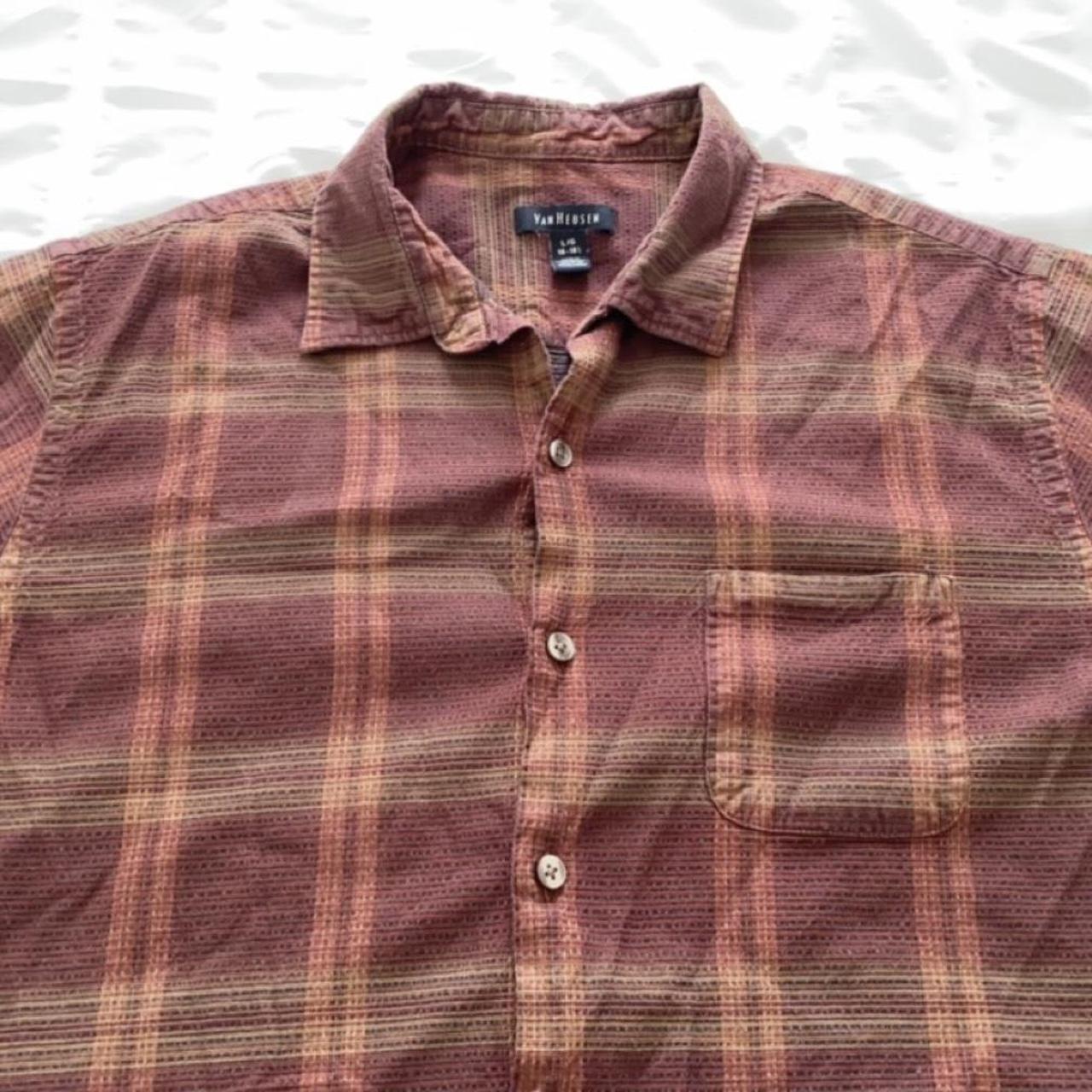 🤎Mens Brown Button Up Shirt🤎 Size Large Brand is... Depop