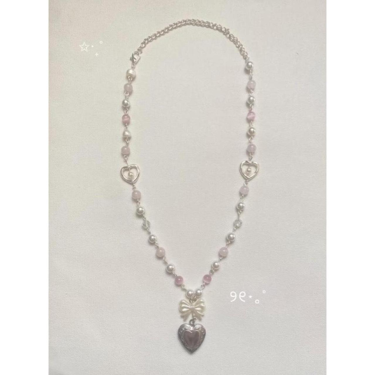 Jewelry, Pink Coquette Dollete Necklace