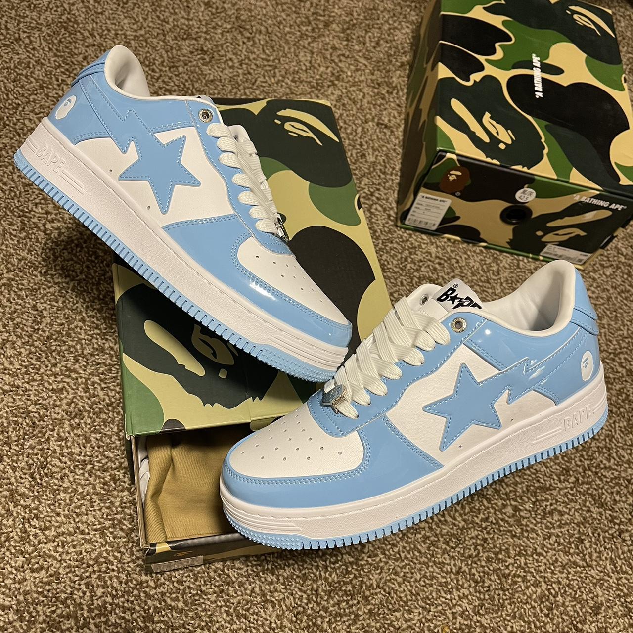 BAPESTA Carolina Blues 💎 Size 9M/EUR 42.5 No box 📦.... - Depop