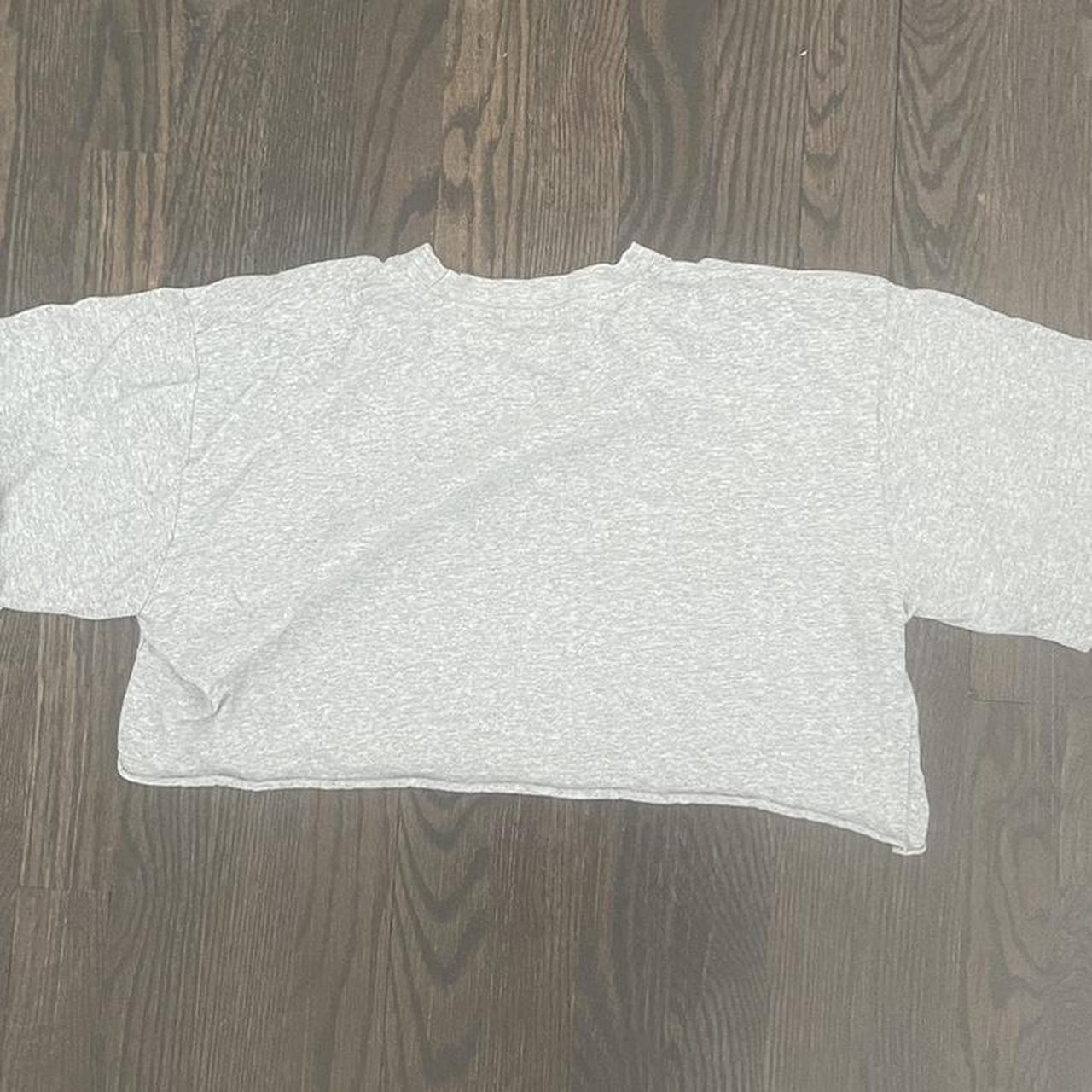 Barstool Sports Women's Grey Croptop Depop