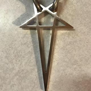 Rick Owen Pentagram Choker Tecuatl SS20 Gently used... - Depop