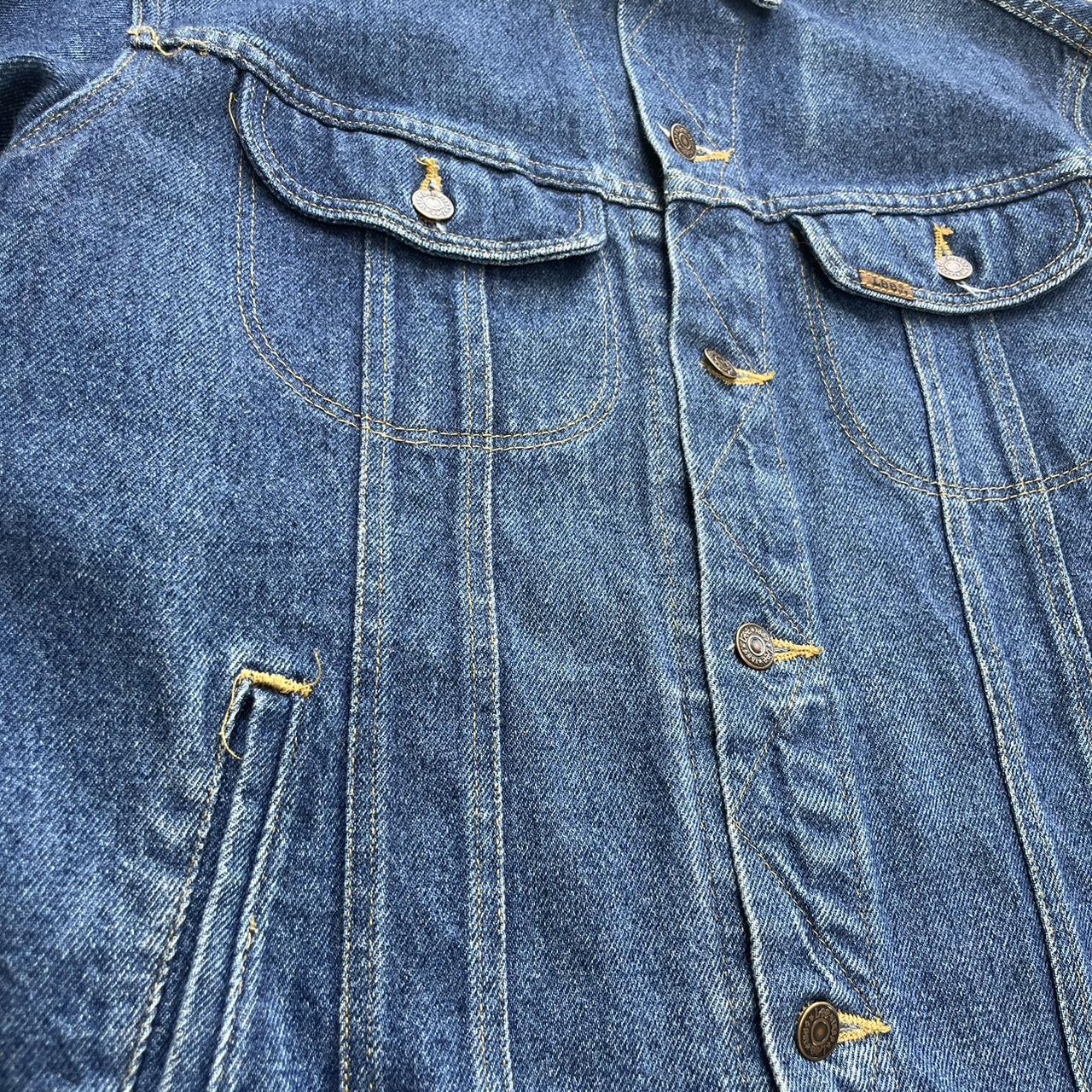 90s Lee denim jacket cool boxy denim jacket zero... - Depop