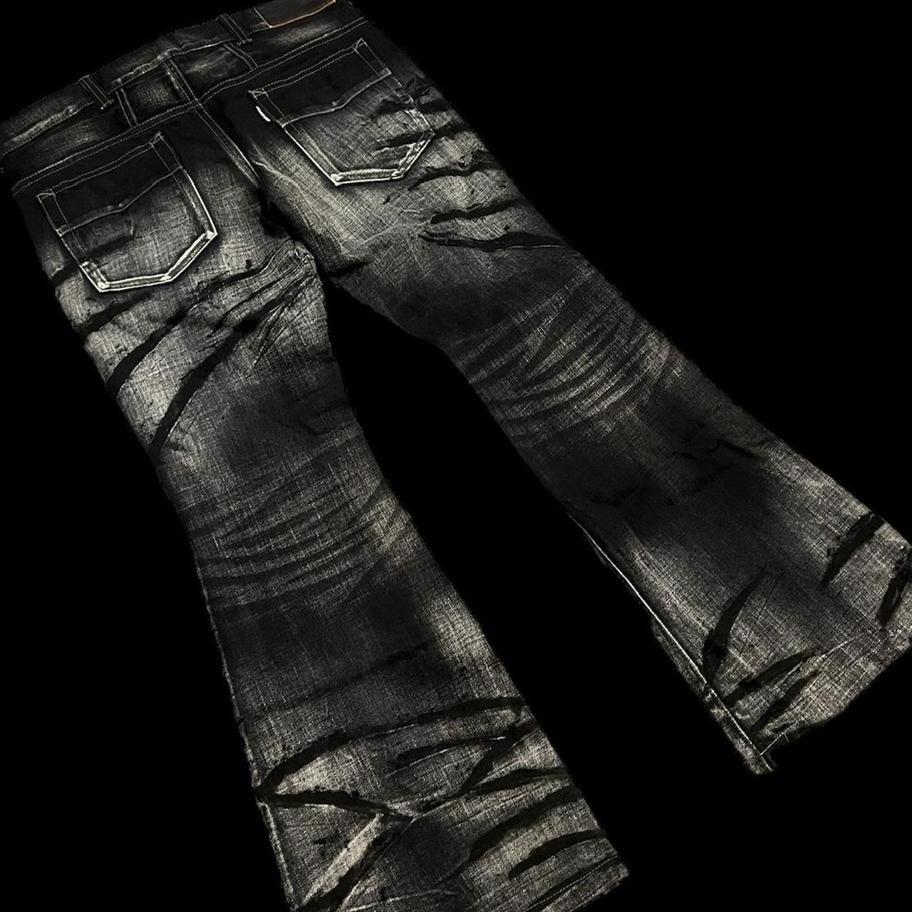 archive tornado mart acid wash flared jeans , • must...