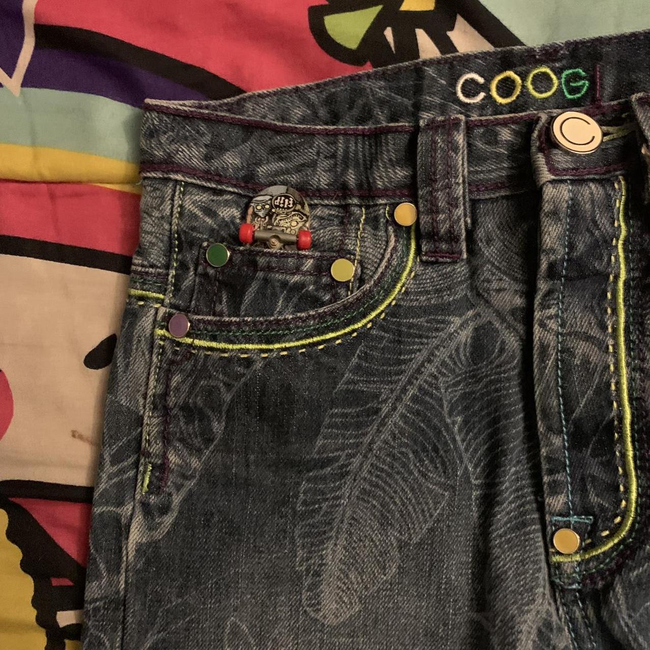 Vintage Y2K Late 90s Early 2000s Coogi Colorful... - Depop