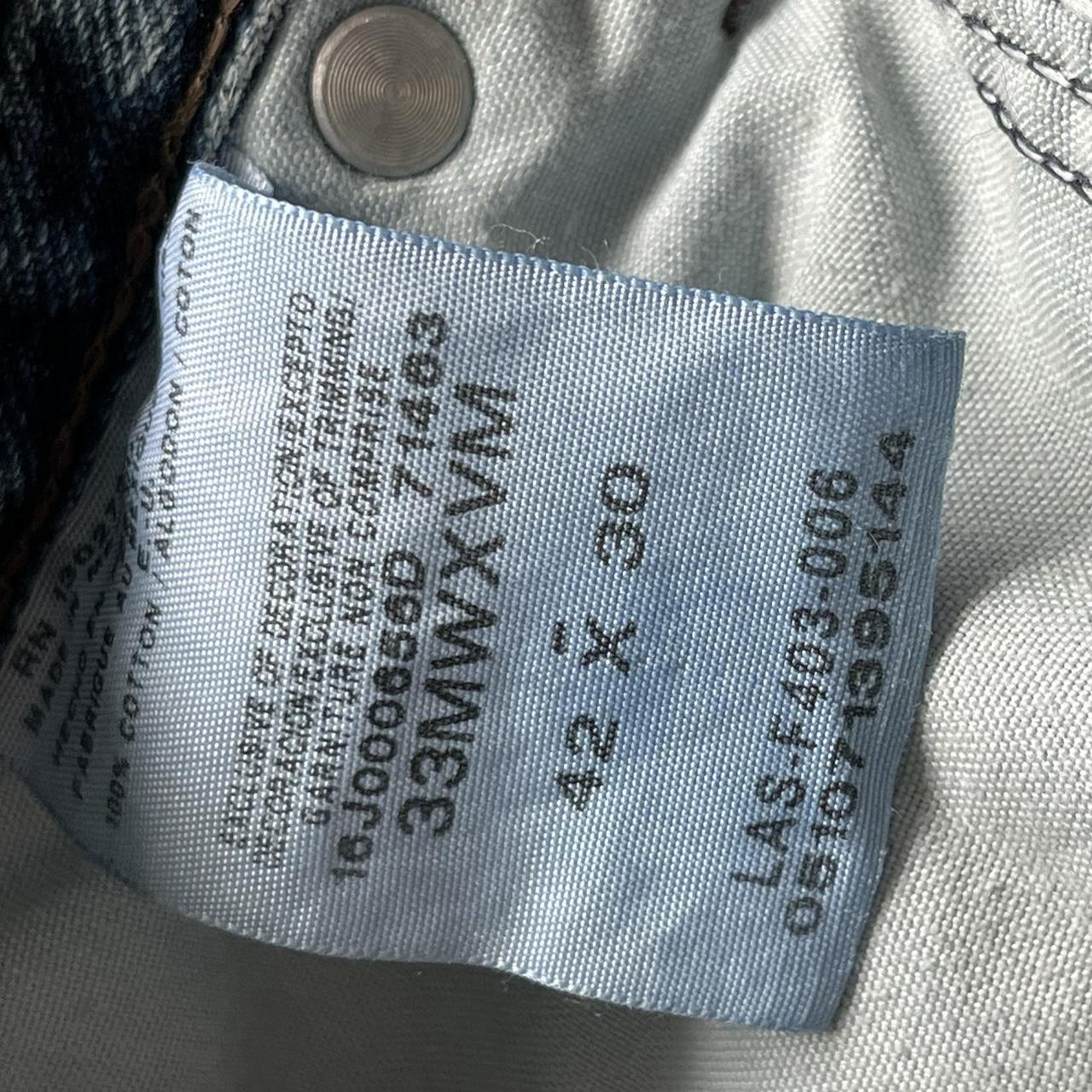 20X Y2K Wrangler Baggy af blue jeans with... - Depop