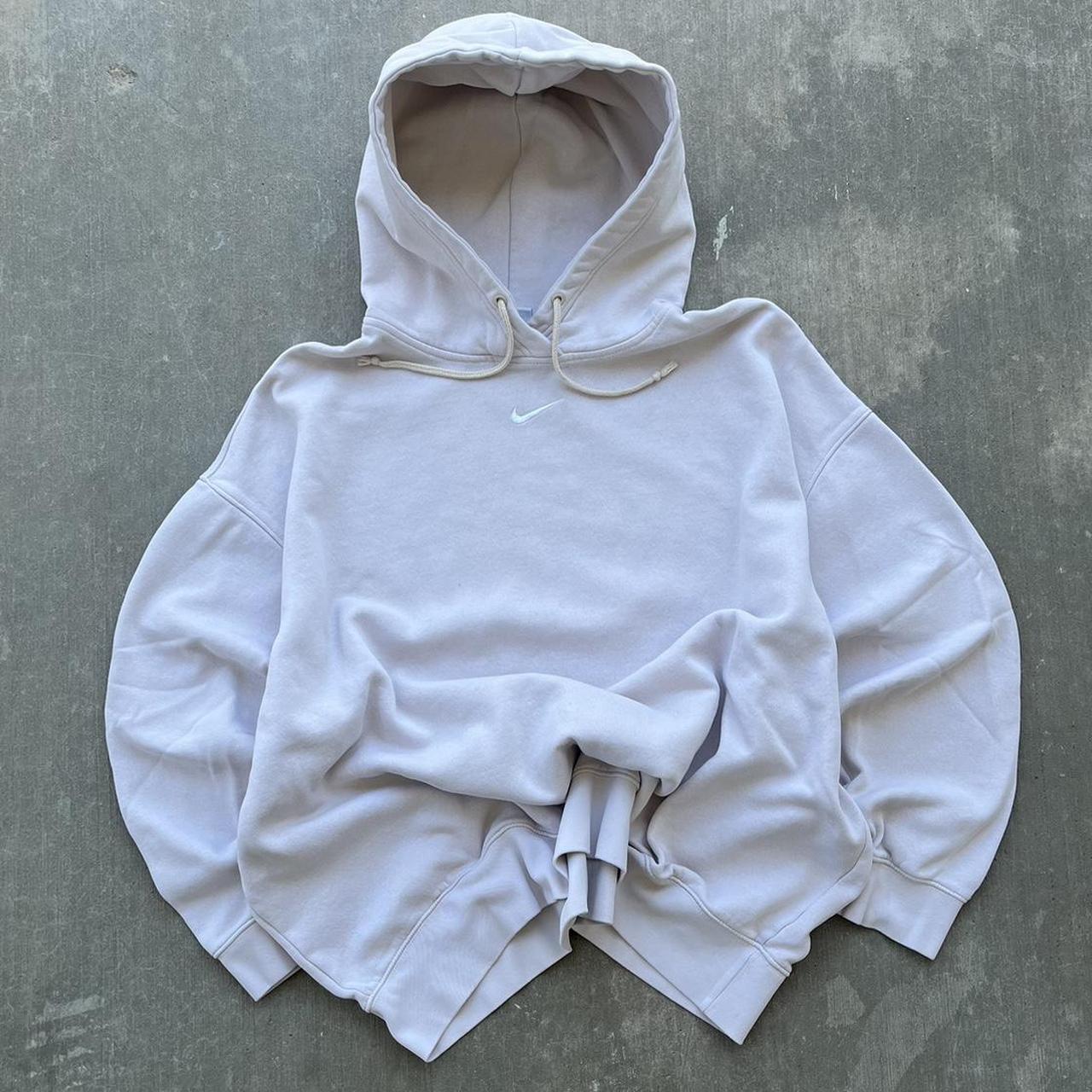 nike light cream hoodie