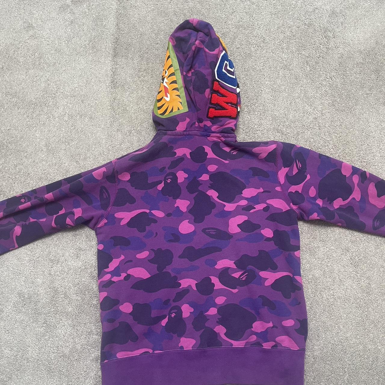 BAPE Color Camo Shark Wide Full Zip Double Hoodie „Purple“ Review + Size  Guide + Styling Options 💜 