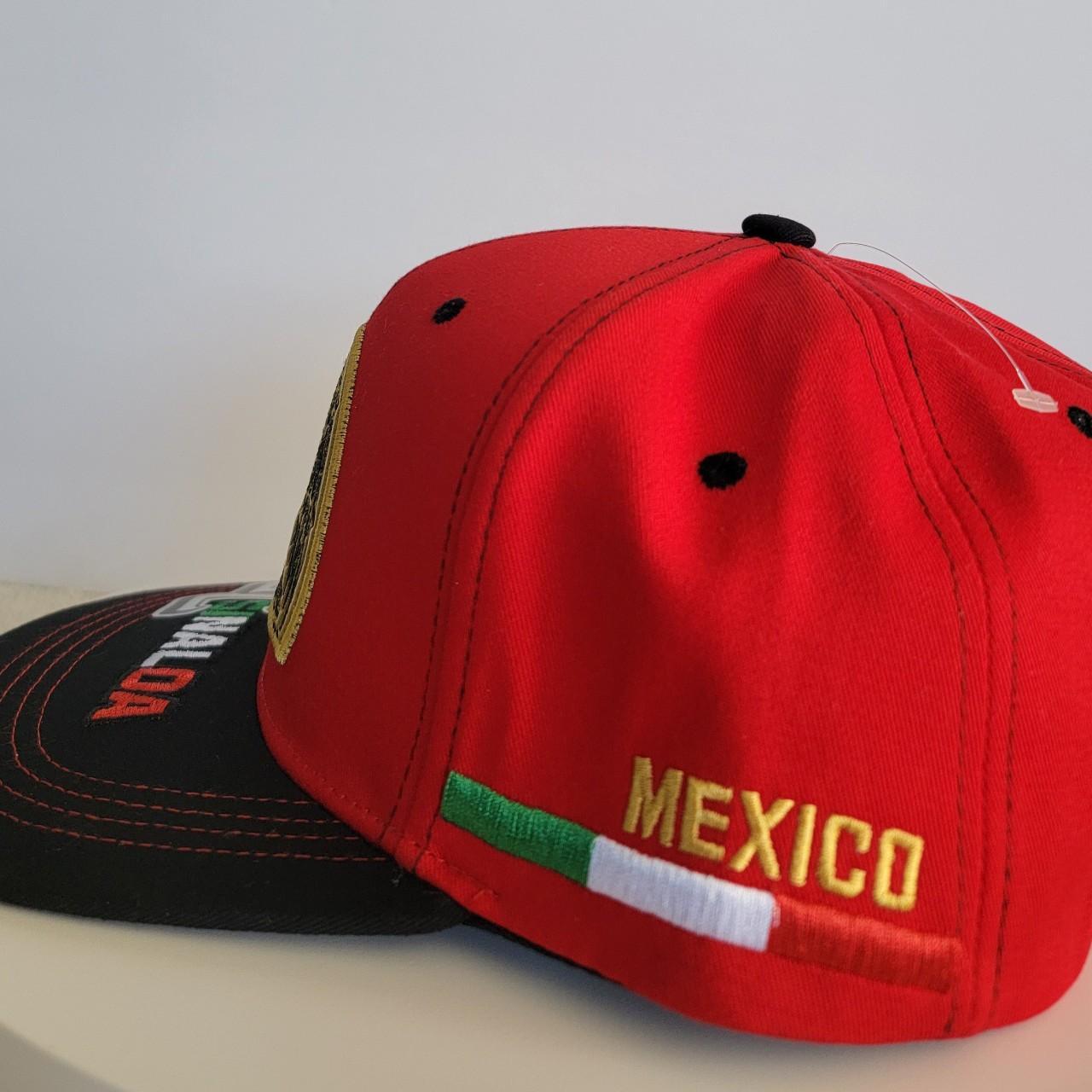 SINALOA MEXICO 🇲🇽 red hat Mexican Eagle Embroidered... Depop