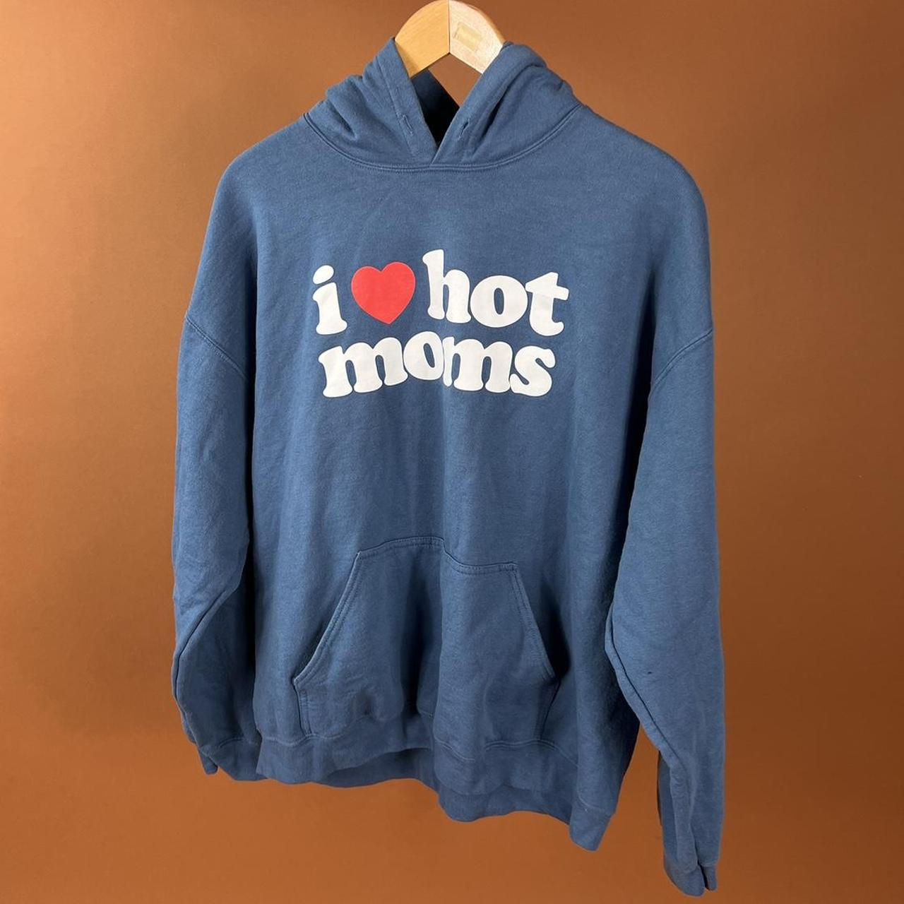 Danny Duncan I Heart Hot Moms Blue Hoodie