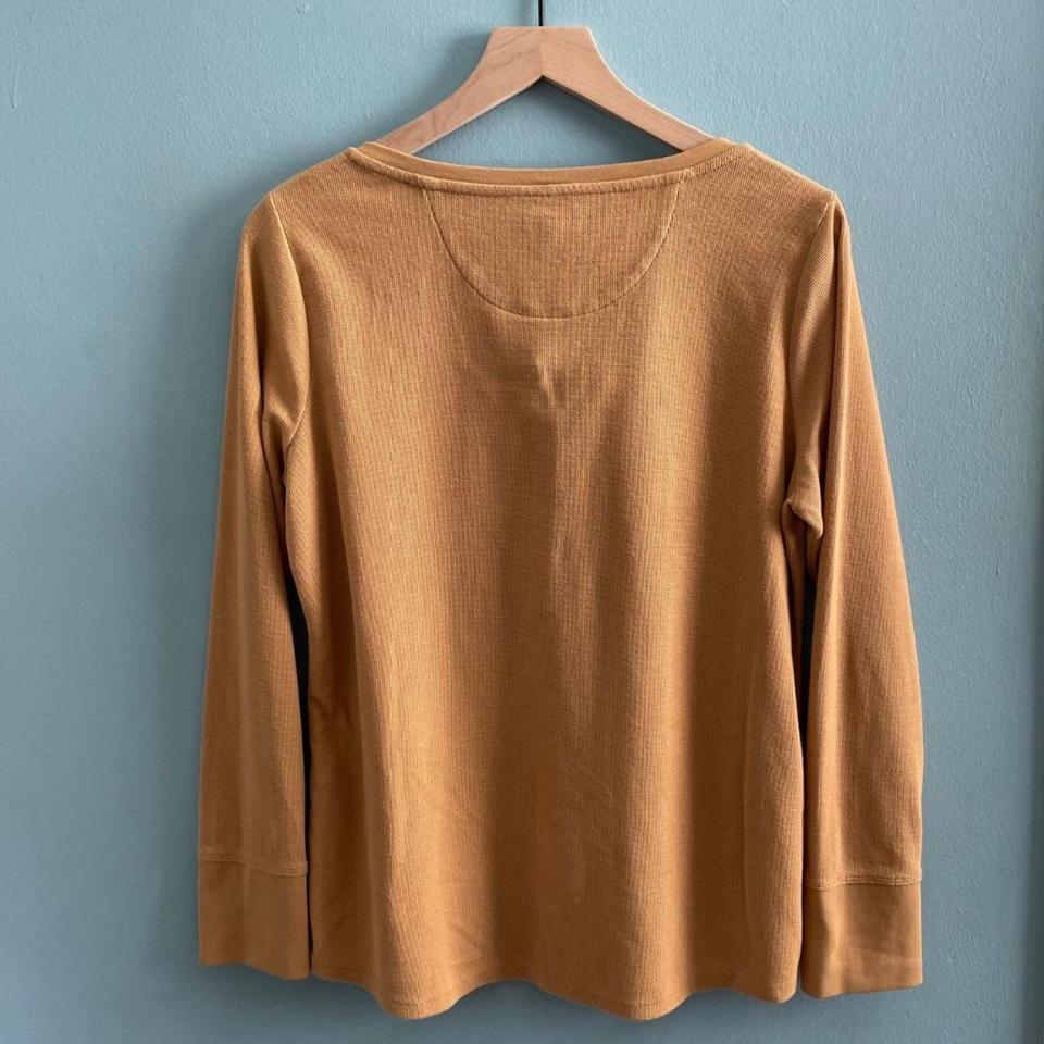 Henley long-sleeve - Depop