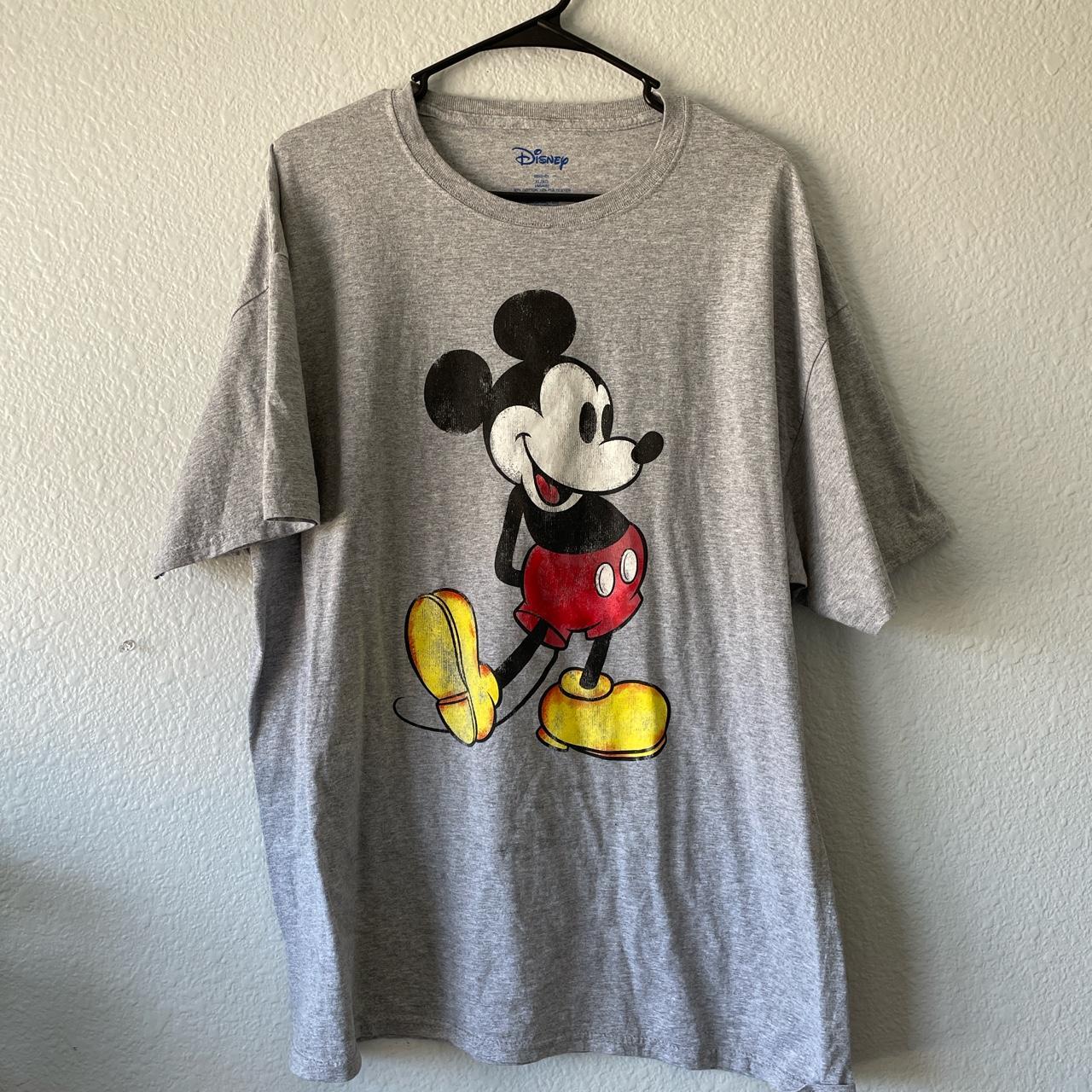 Disney Men's Grey T-shirt | Depop