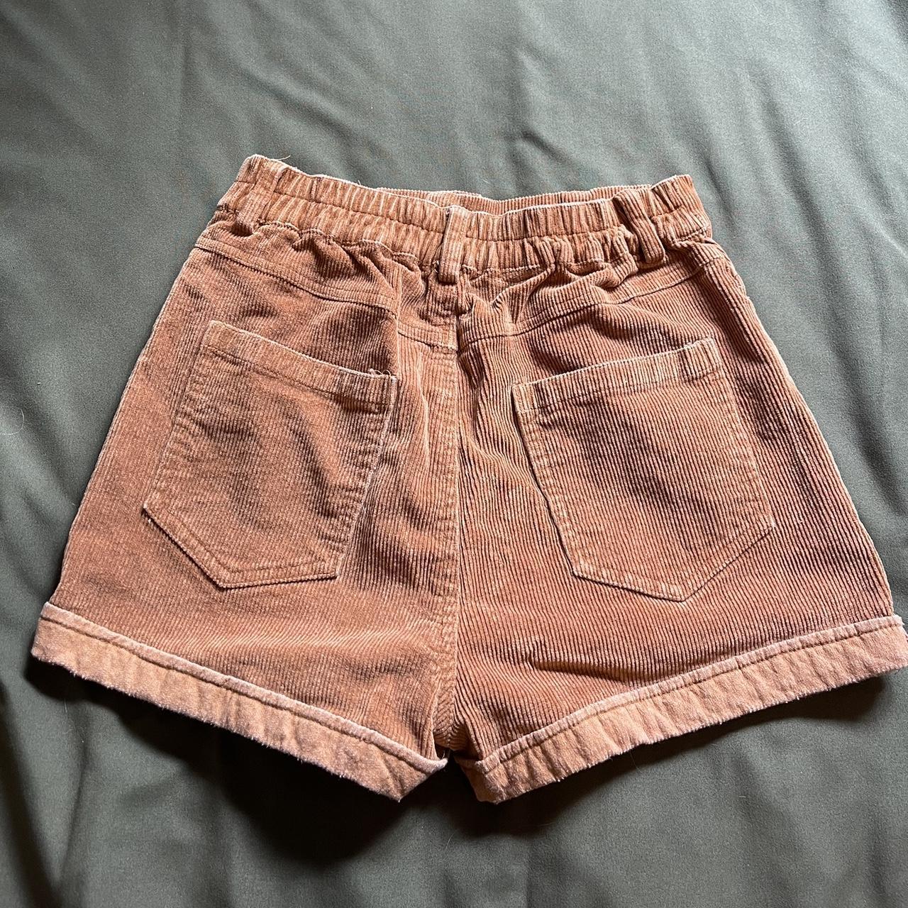 brown corduroy shorts 🤎 size small :) dm for... - Depop