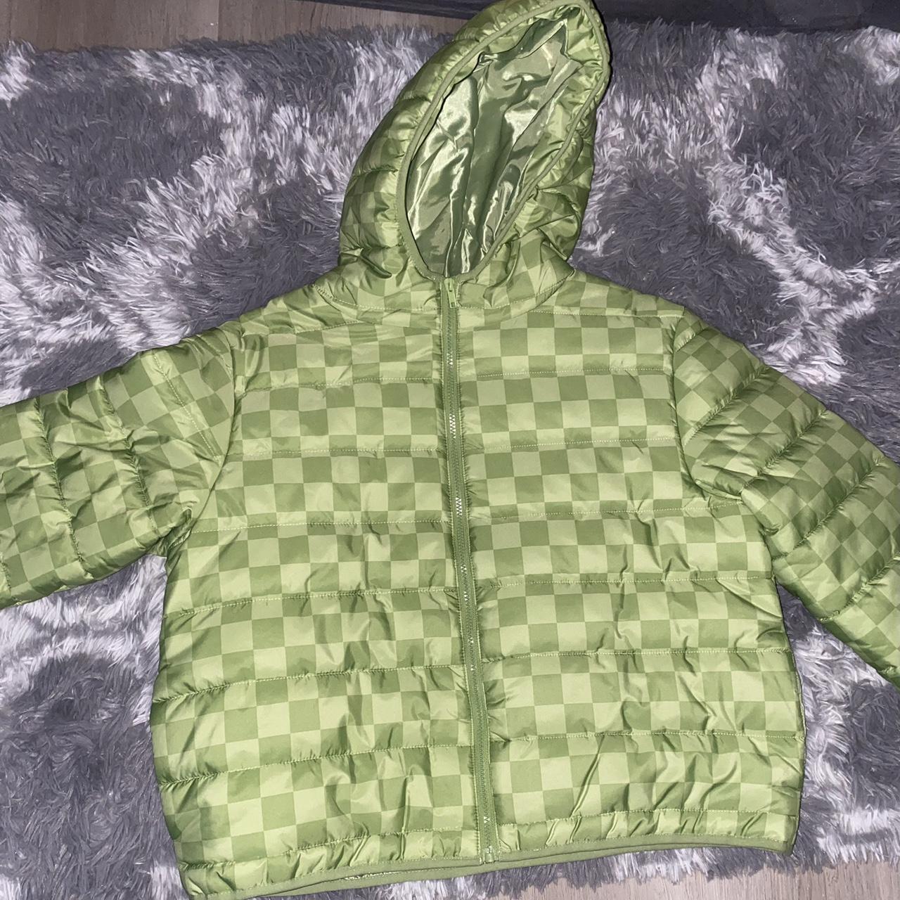 Hooded Jacket Wild Fable Yellow Jacket Wild Fable Green Checkered