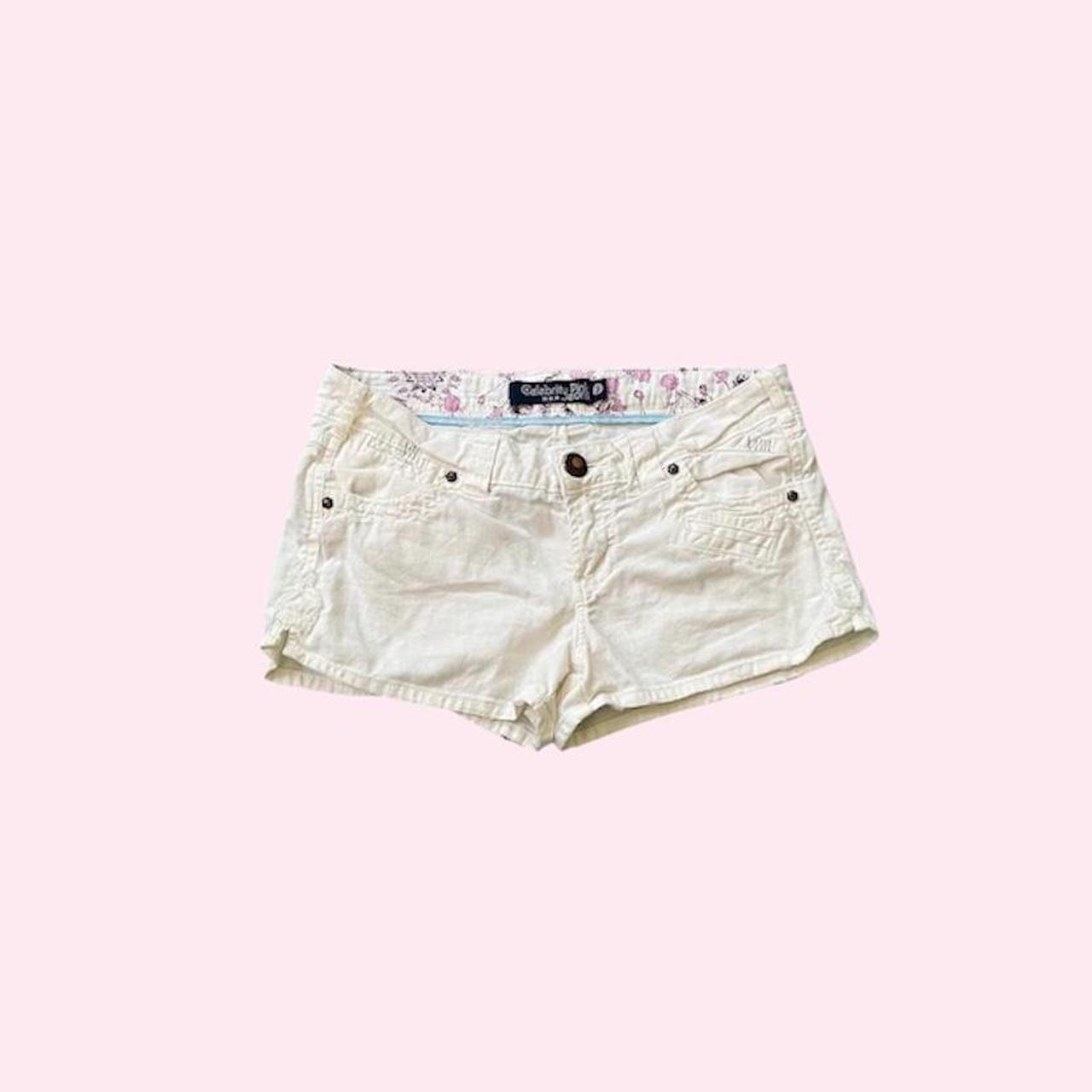 Celebrity pink store white shorts