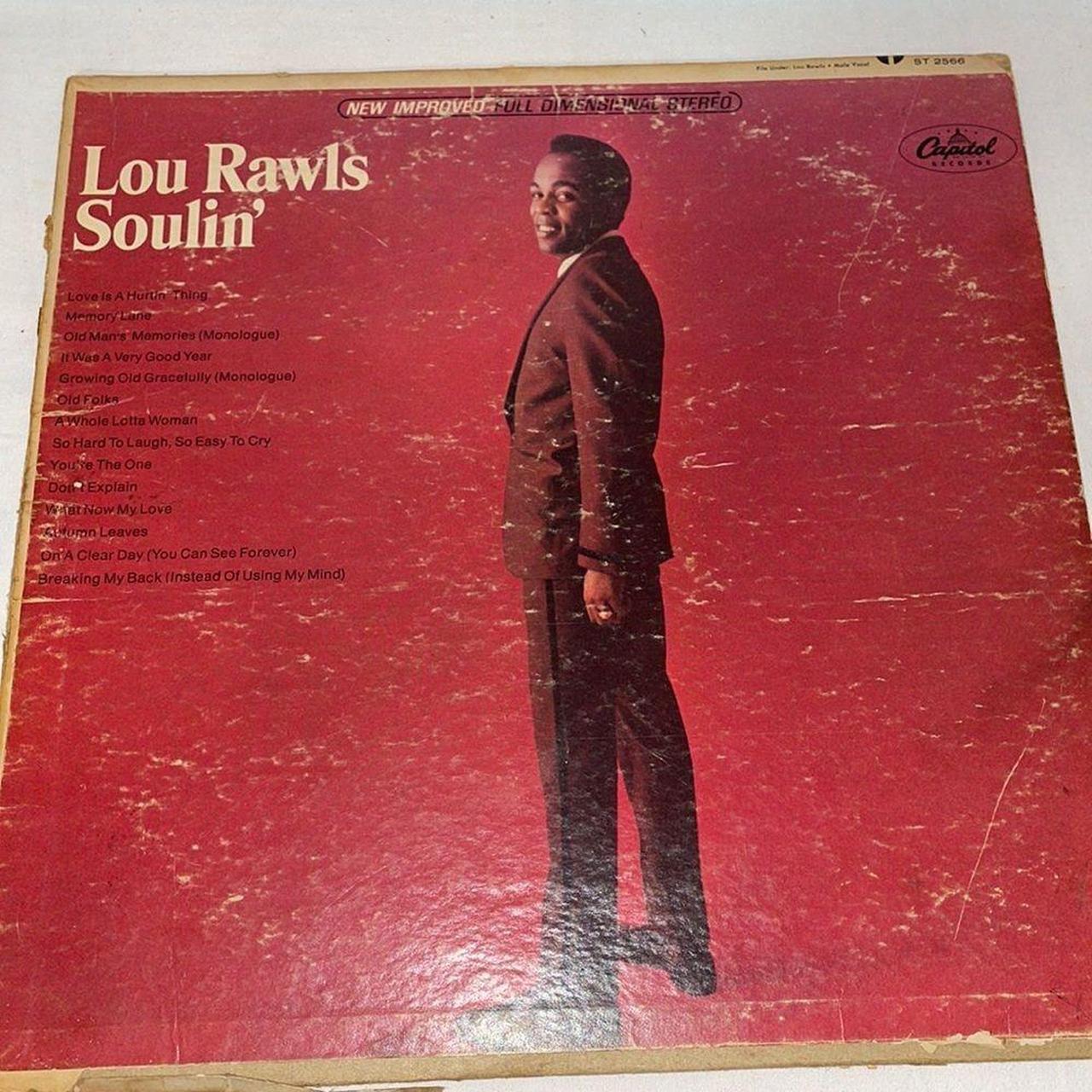 Lou Rawls Vinyl Record Soulin’ In Used Condition... - Depop