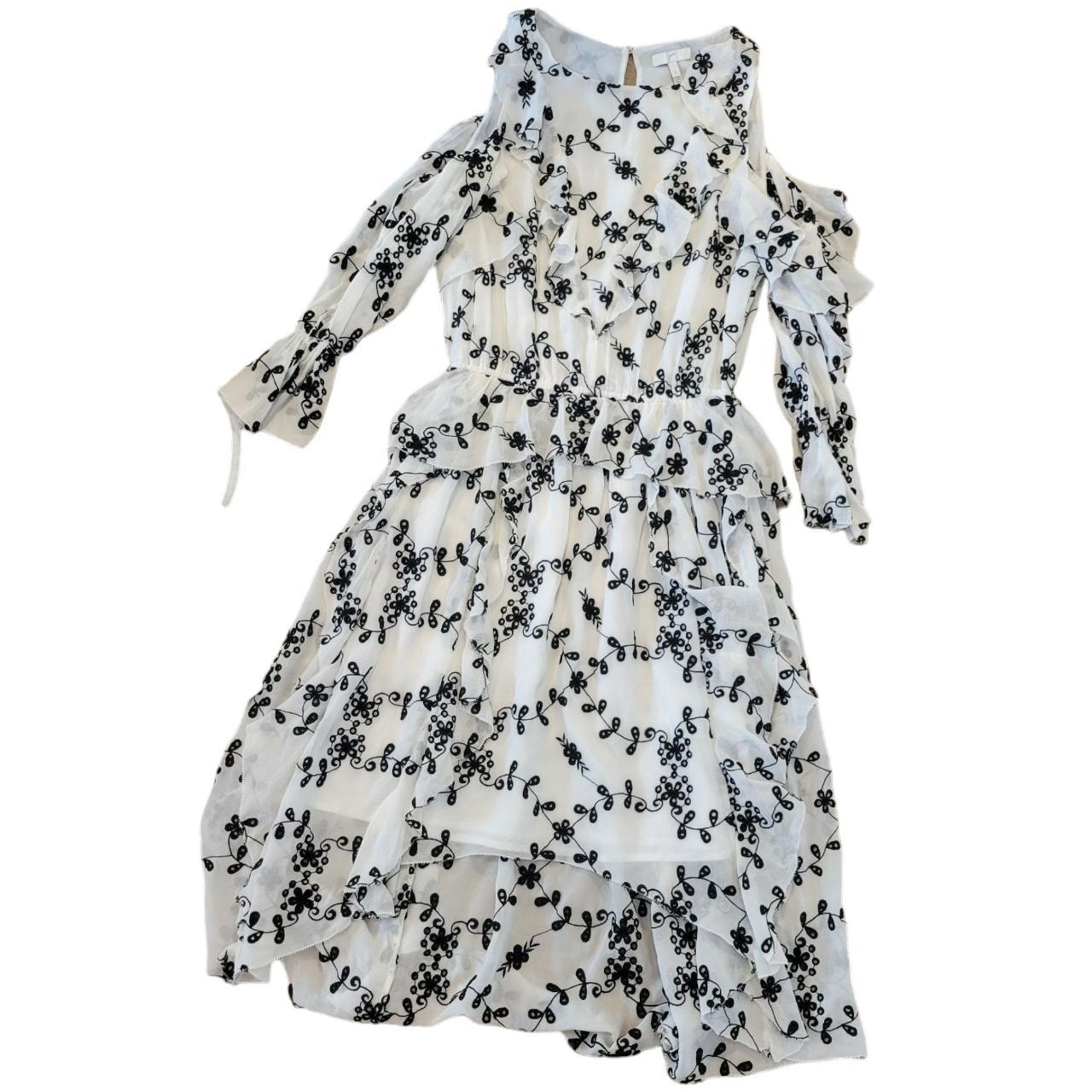 Joie black and white dress best sale