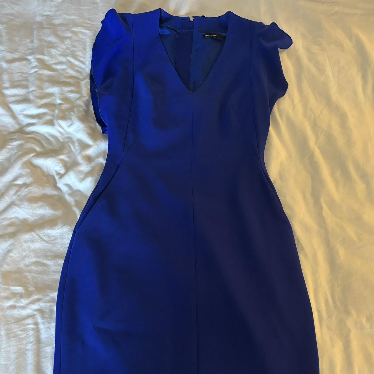 Karen Millen blue dress Worn once #karenmillen... - Depop