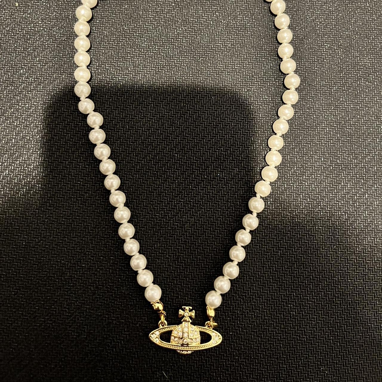 Vivienne Westwood Gold Pearl Necklace Vivienne Depop