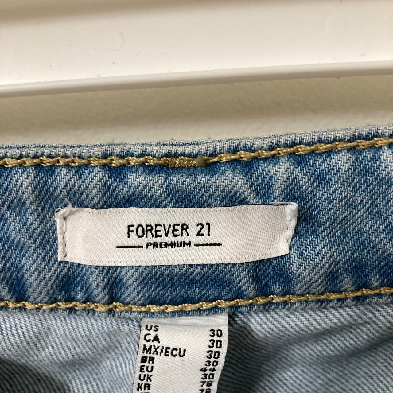 Size 30 Forever 21 jeans. Worn 2-3 times. Excellent... - Depop