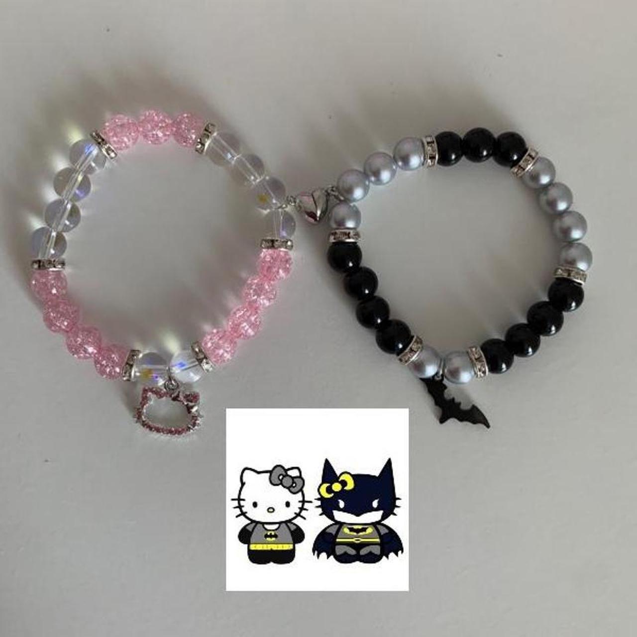 Hello kitty x Batman matching bracelets message me... - Depop