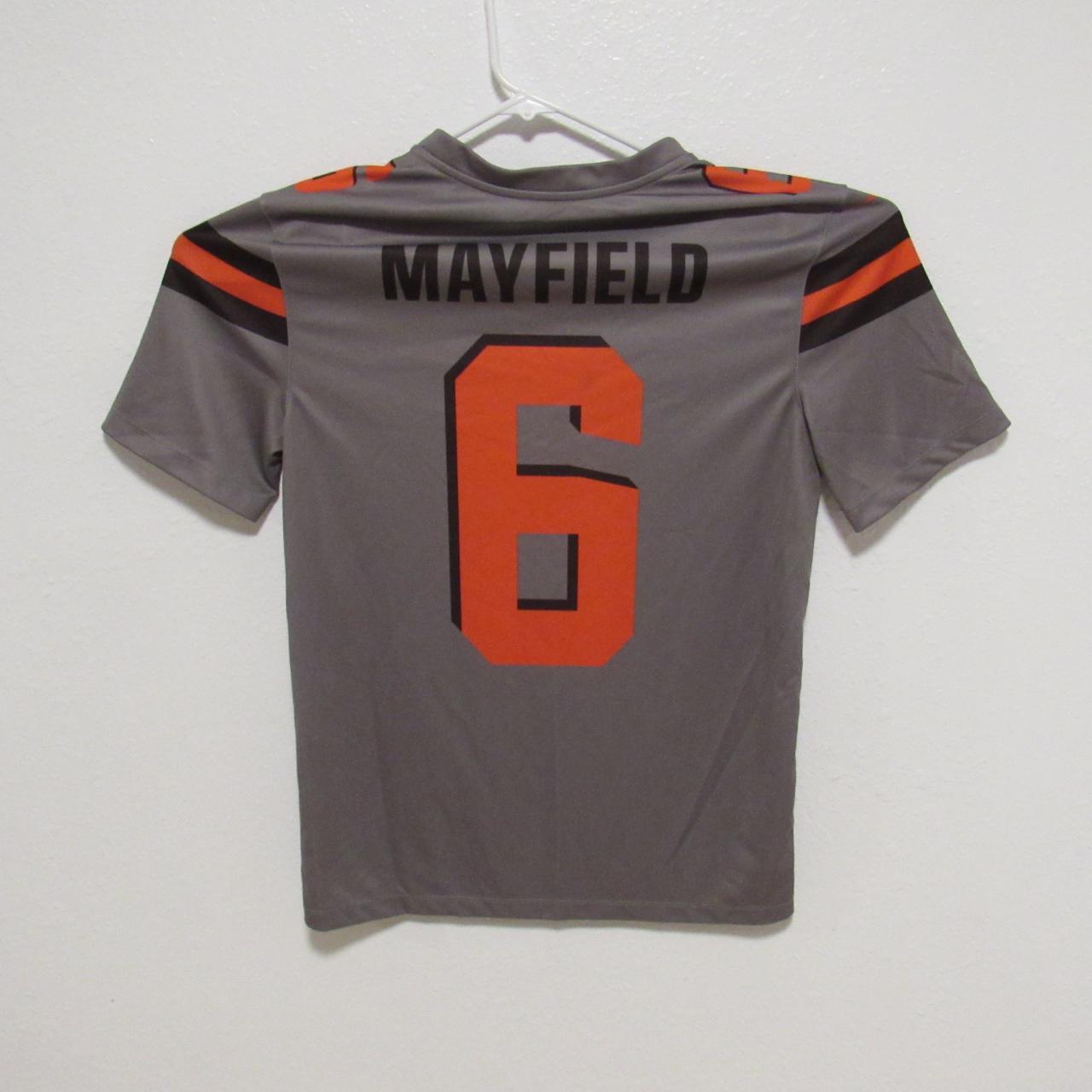 Cleveland Browns Baker Mayfield Jersey T-Shirt. Fits - Depop