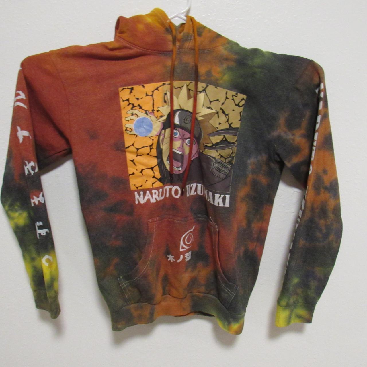 Tie dye naruto discount hoodie